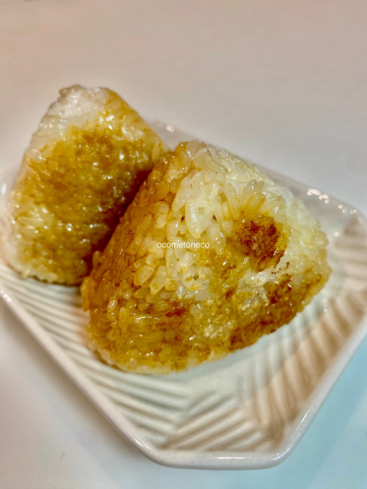 ちょっと甘めの焼きおにぎり❁