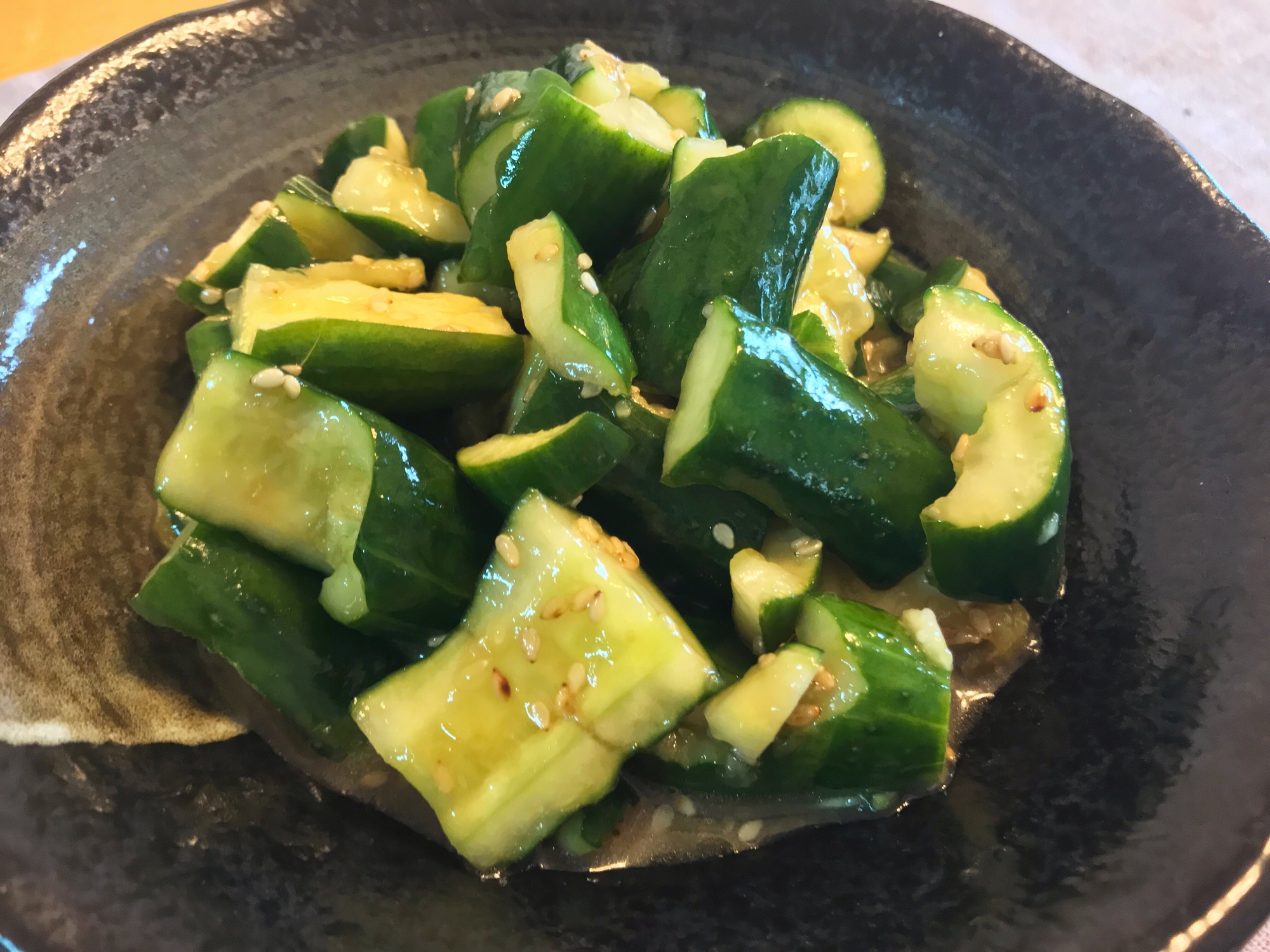 叩いて揉むだけ!中華風たたききゅうり