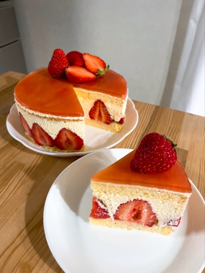 苺のスクエアショートケーキ No 350 レシピ 作り方 By 楽天出店店舗 浅井商店 楽天レシピ