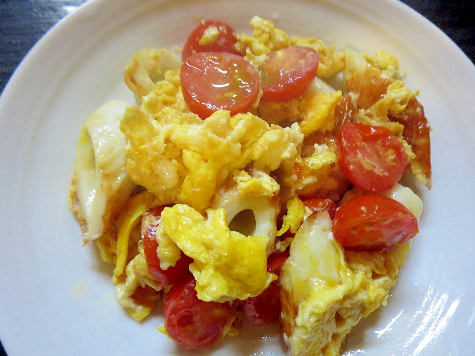 ミニトマトと竹輪の卵和え レシピ 作り方 By Libre 楽天レシピ ミニトマトと竹輪の卵和え レシピ 作り方 By Libre 楽天レシピ