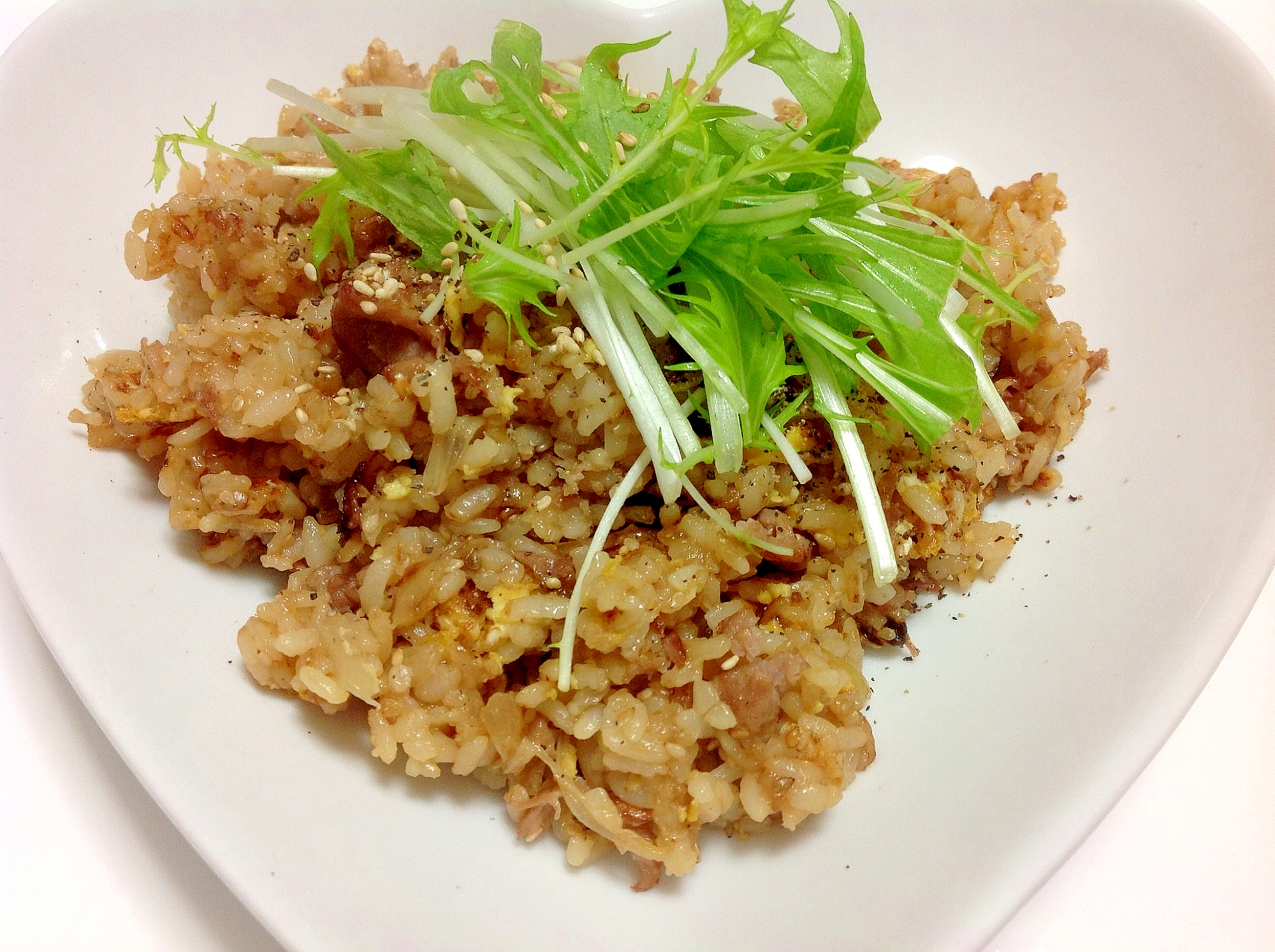 豚こまで焼肉チャーハン