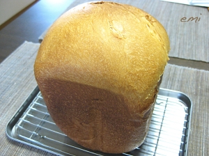 HBで作成☆ほんのり甘い「ブリオッシュ風」食パン