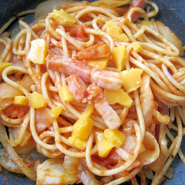 ベーコンとチェダーチーズのスパゲティー レシピ 作り方 By Yukkiy8 楽天レシピ ベーコンとチェダーチーズのスパゲティー レシピ 作り方 By Yukkiy8 楽天レシピ