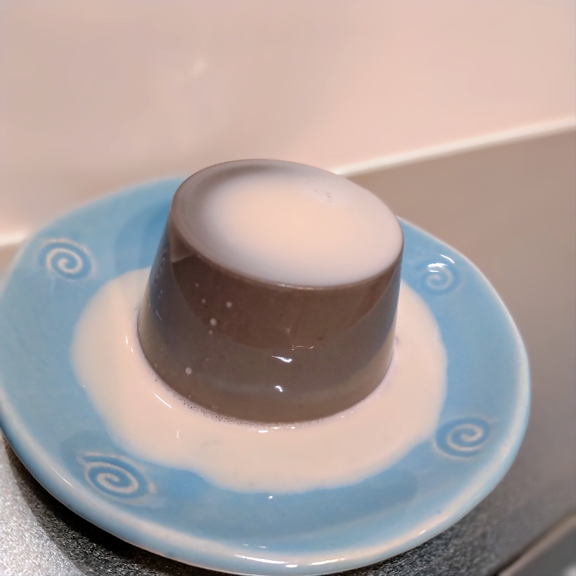 【ソイリッチ】簡単！黒ごま豆乳プリン★胡麻豆腐にも