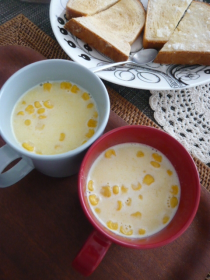 休日のお昼にパンならこれ！夫の分も作りました。
つけパンにも、パン食にも合って嬉しいメニューです。