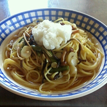 山菜パスタ