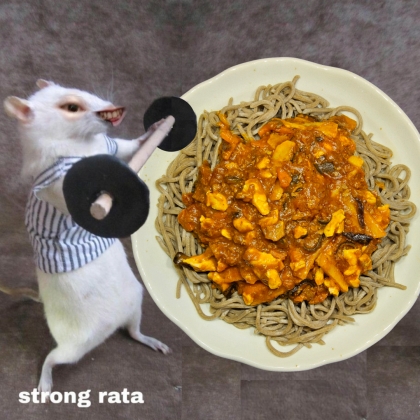 やっちゃいました！第1弾　ミートソースそばゲッティ