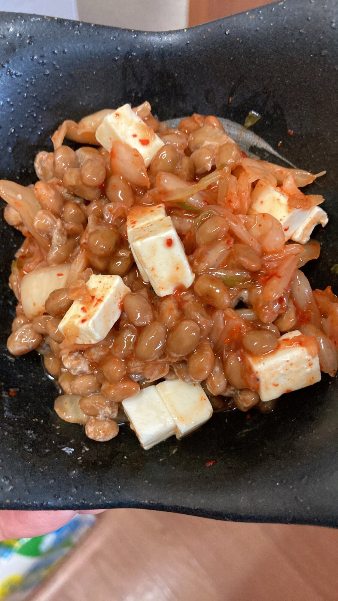 混ぜるだけ！キムチ納豆クリームチーズ☆ レシピ・作り方 by