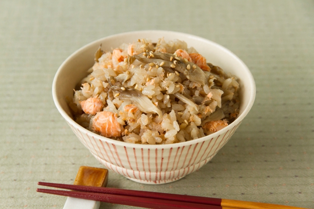 鮭の炊き込み飯 Salmon Mixed Rice