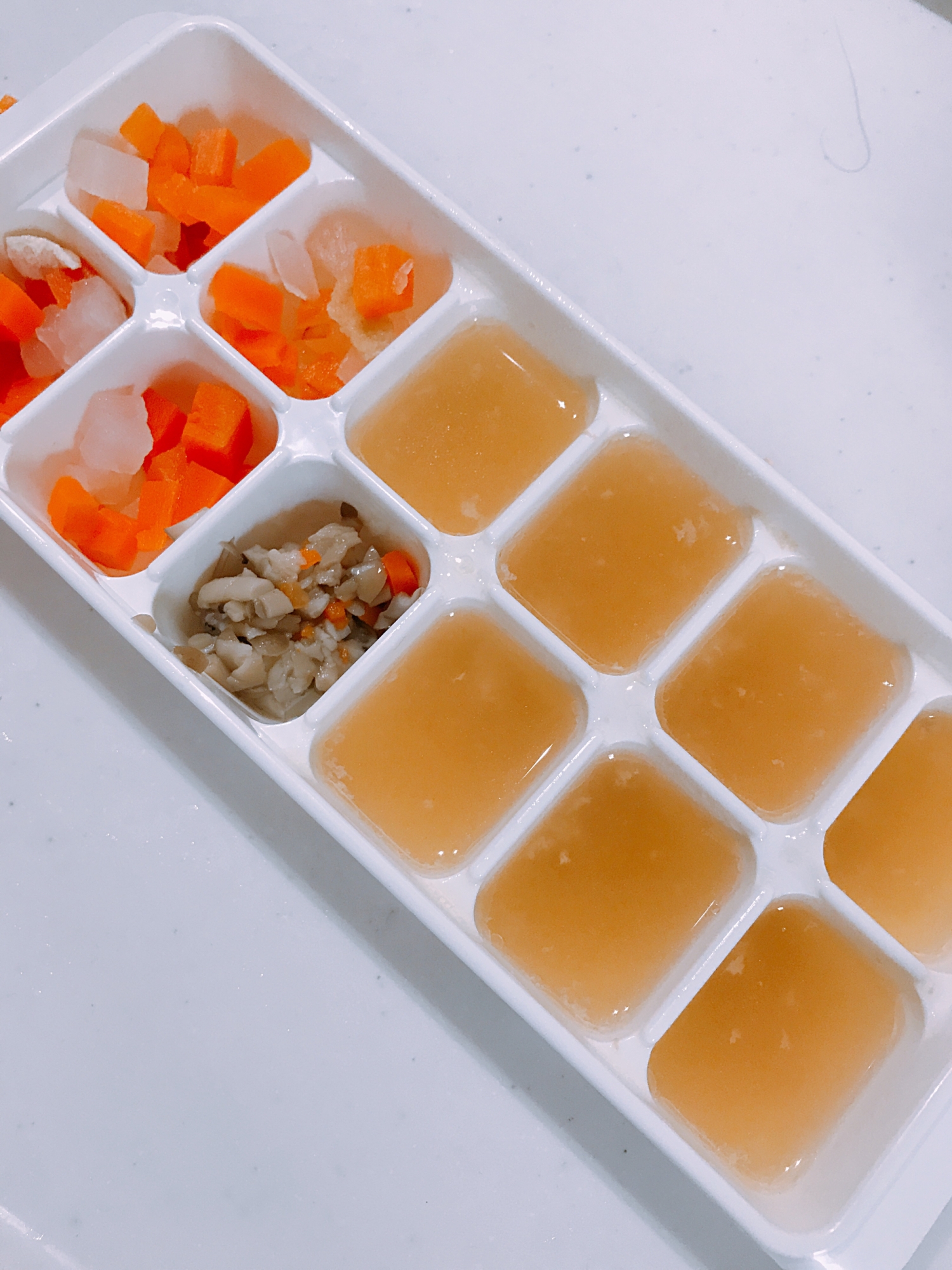 離乳食♡味噌汁のとりわけ、冷凍保存