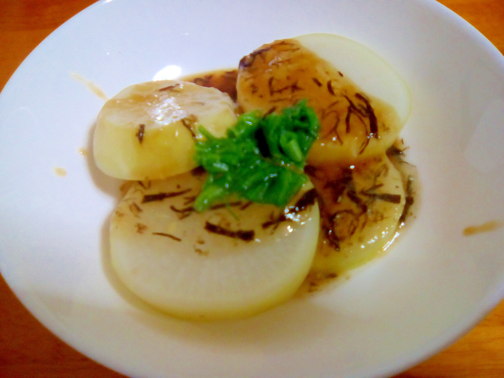 大根の海苔あんかけ