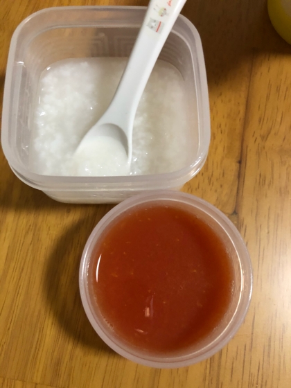 離乳食初期・トマトスープ