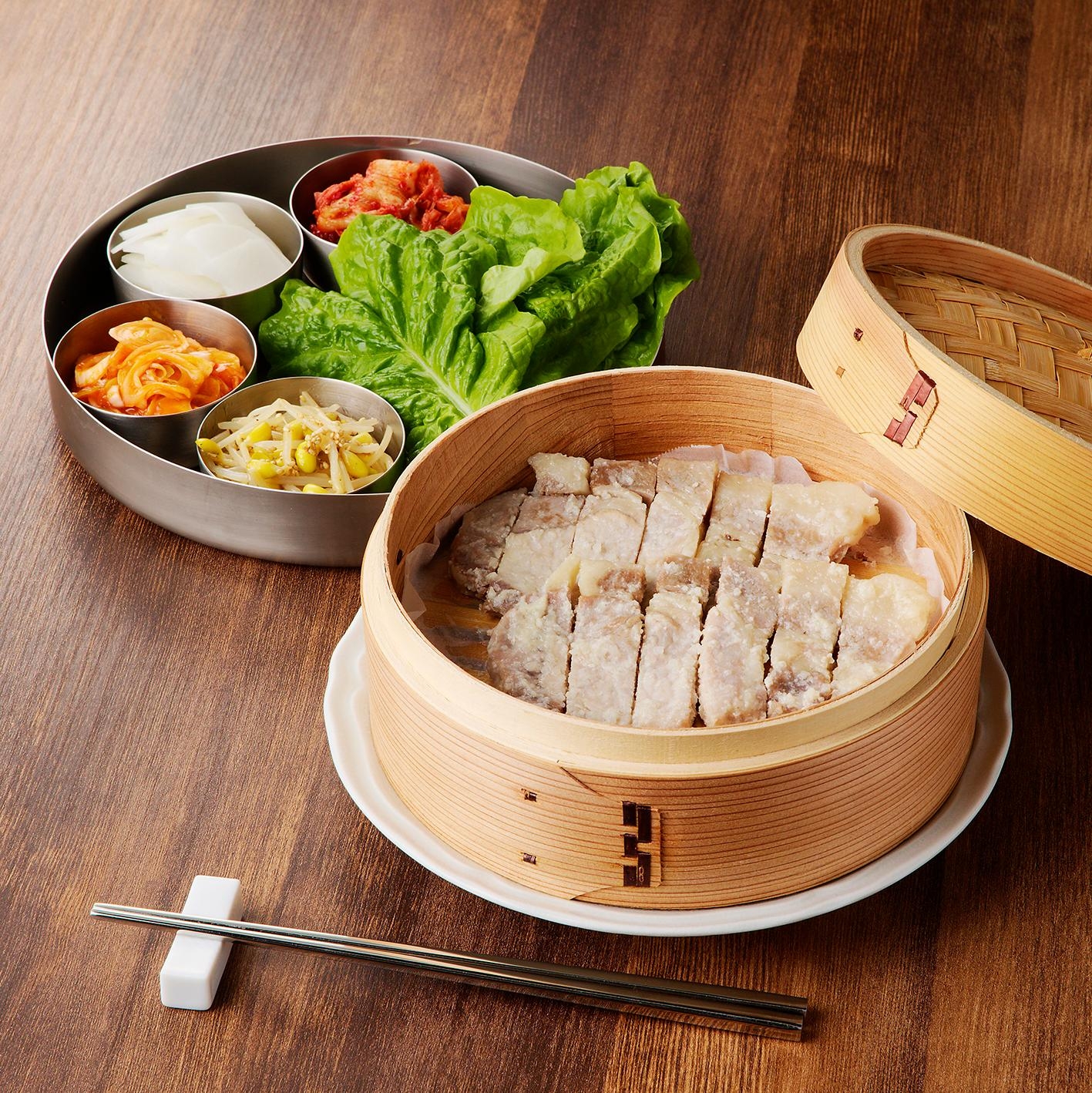 蒸篭でヘルシー☆ポッサム