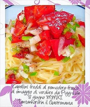 ピグライフ野菜で作る冷製『トマトのカッペリーニ』
