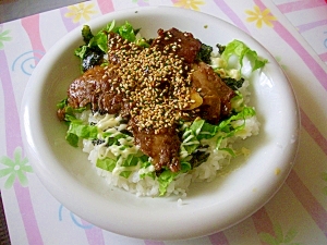 韓国風　焼肉丼