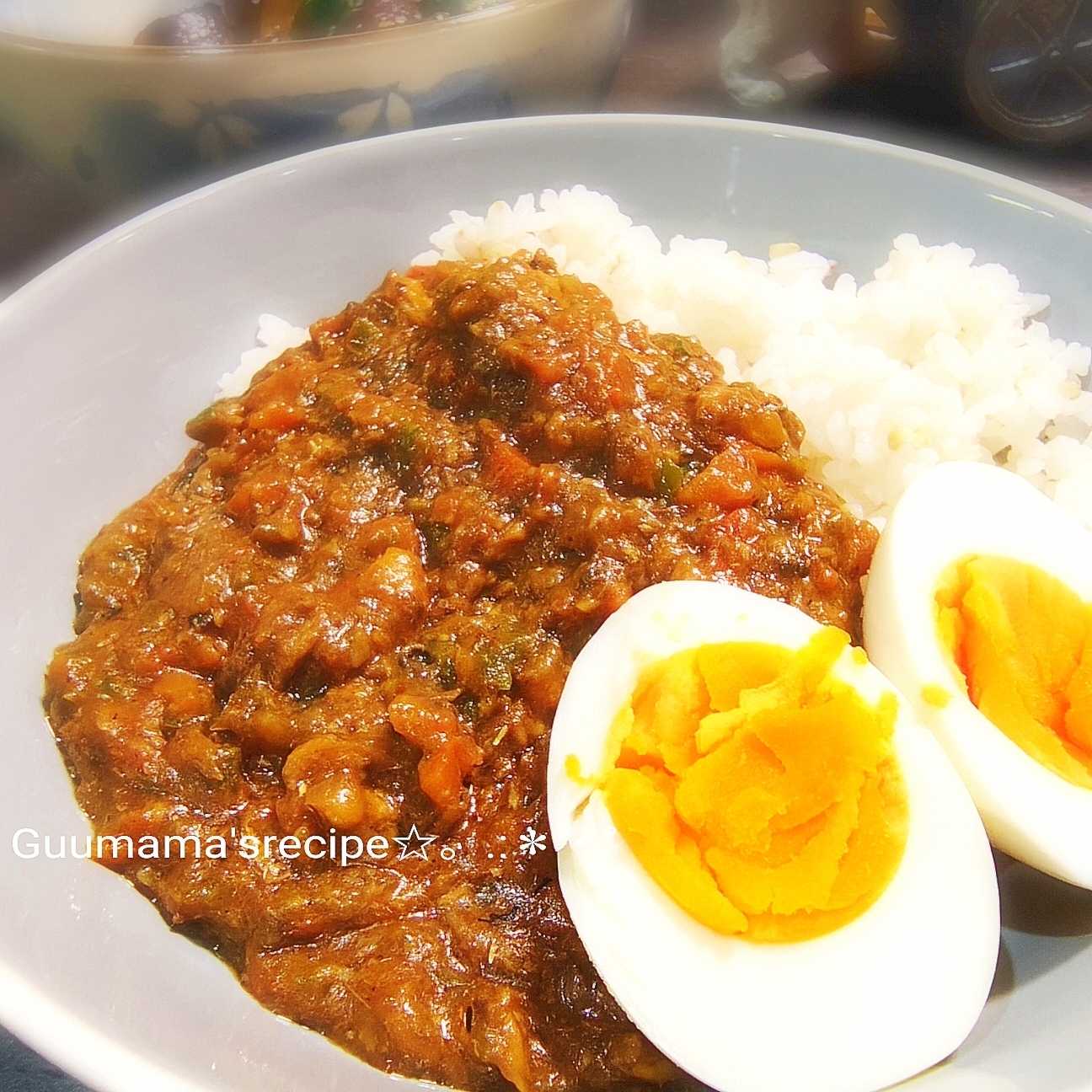 ダイエット中でもOK♡簡単♡さば缶キーマカレー