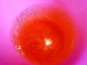 苺の炭酸ジュース