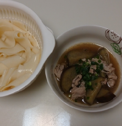 美味しくできました。ナスのうどん初めてでしたが合いますね。七味もぴったり。