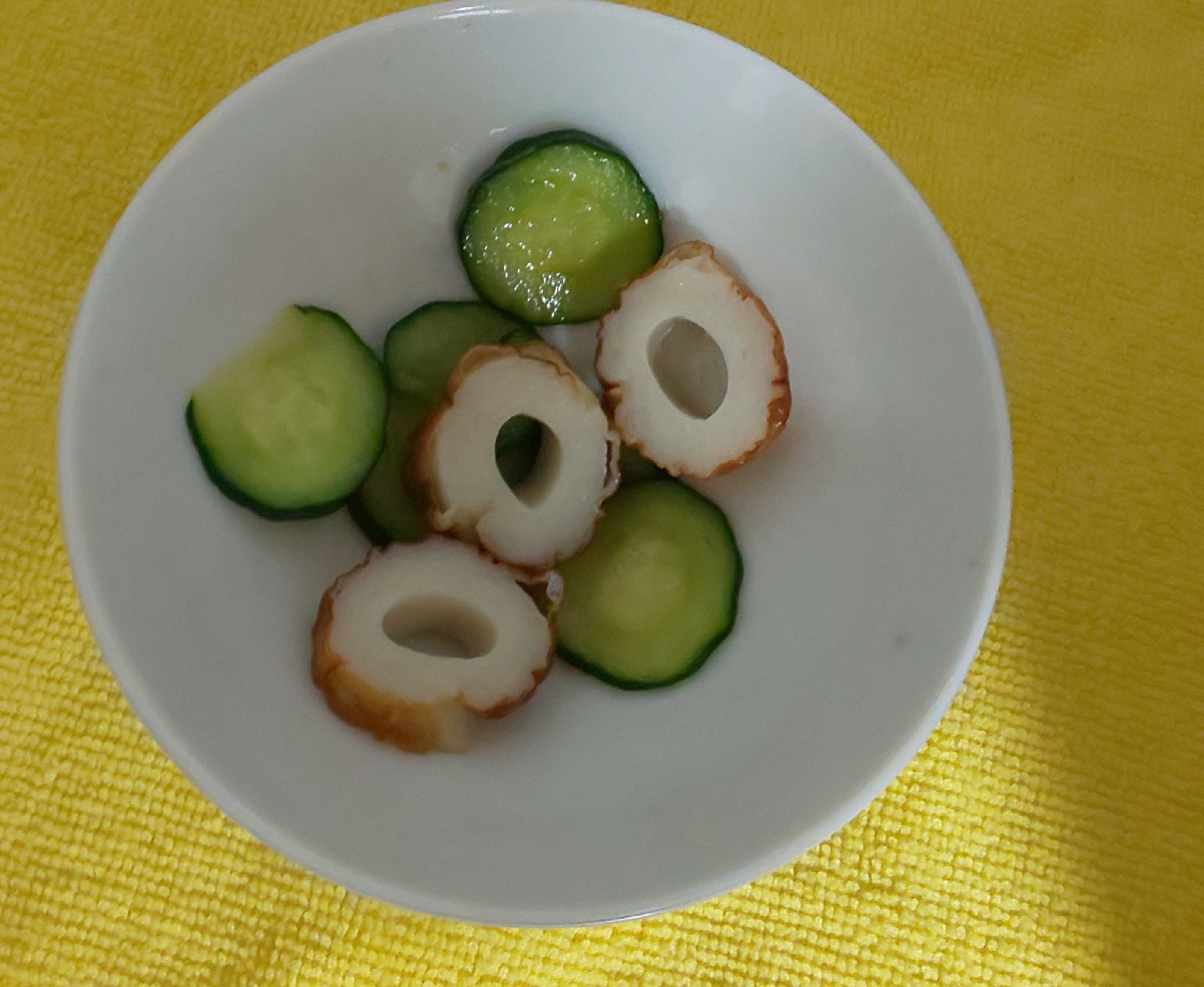 きゅうりとちくわの和え物