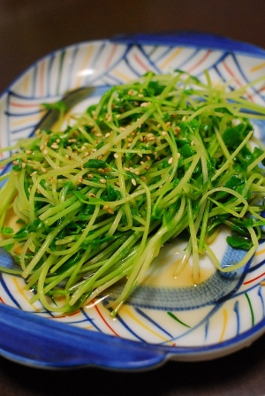 【ささっと1分】豆苗(とうみょう)おひたし