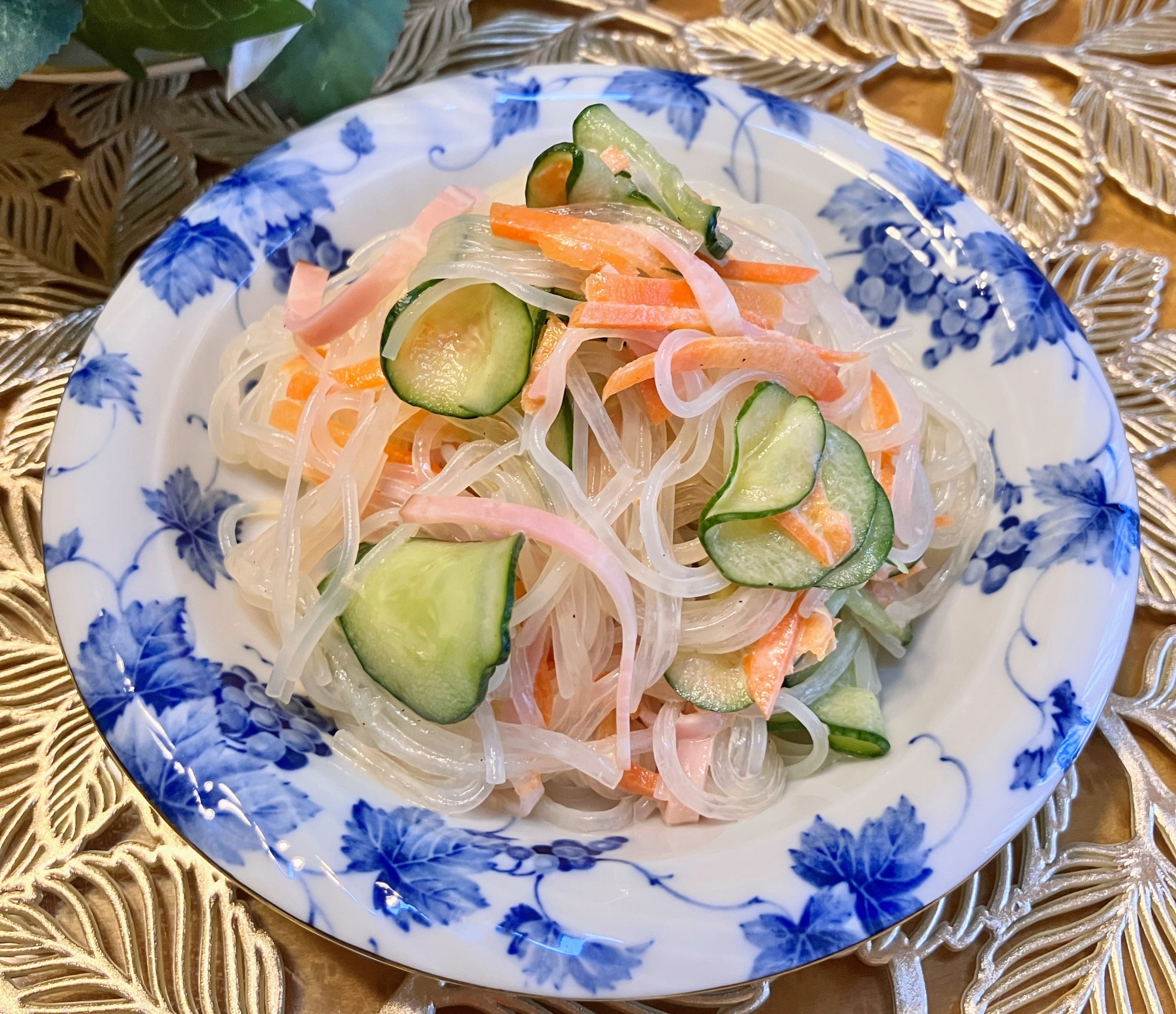 さっぱり味❣️〜春雨のマヨサラダ〜