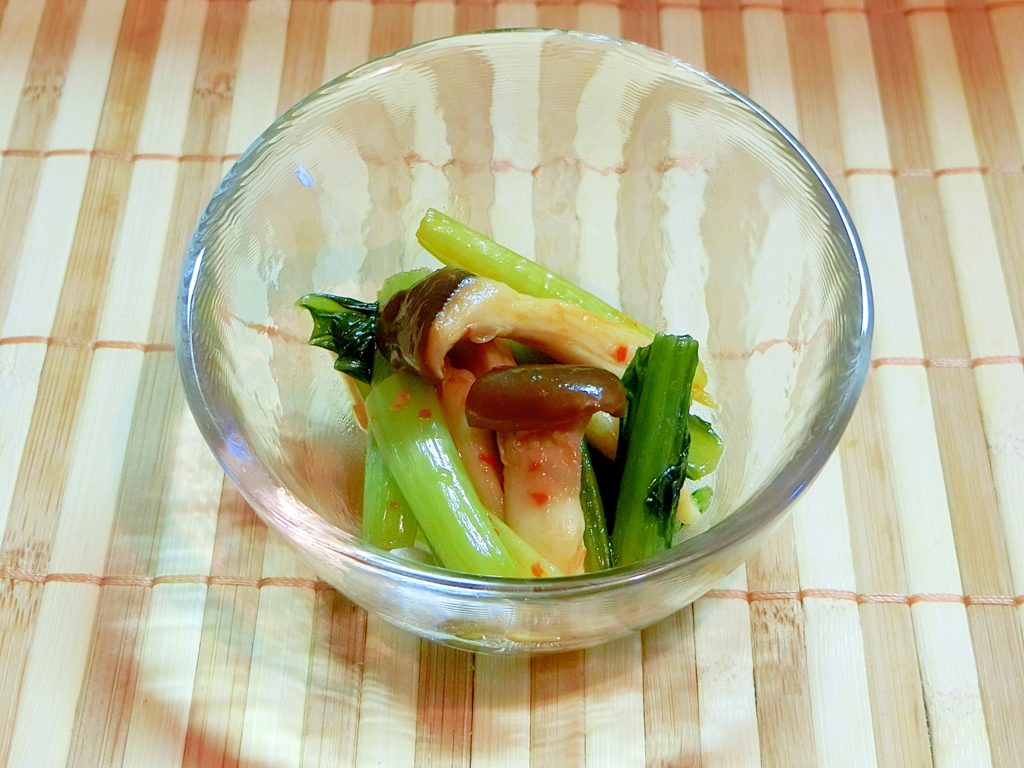 小松菜とエリンギの副菜