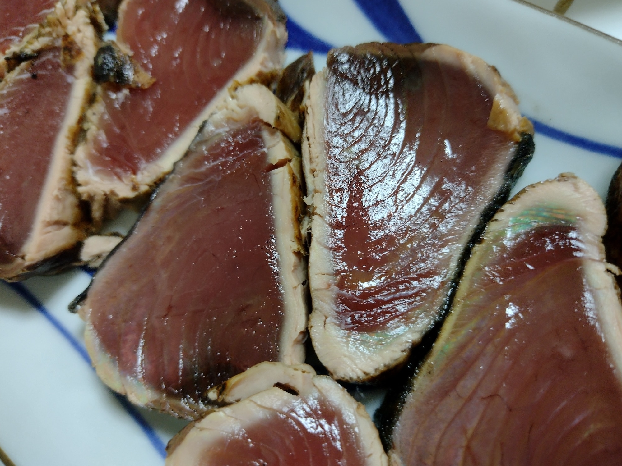 魚焼きグリルでかつおのタタキ レシピ 作り方 By 千笑まま 楽天レシピ