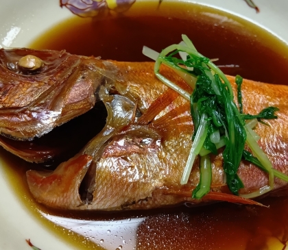 金目鯛の　煮付け