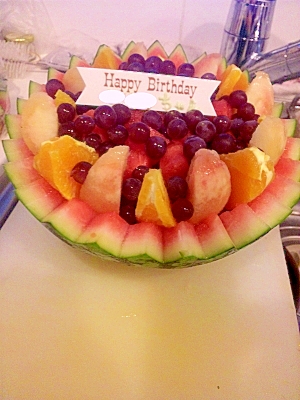 フルーツだけのバースデーケーキ レシピ 作り方 By Kiora0903 楽天レシピ