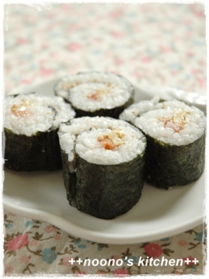 梅チーズ胡麻の海苔巻き レシピ 作り方 By Noono 楽天レシピ 梅チーズ胡麻の海苔巻き レシピ 作り方 By Noono 楽天レシピ