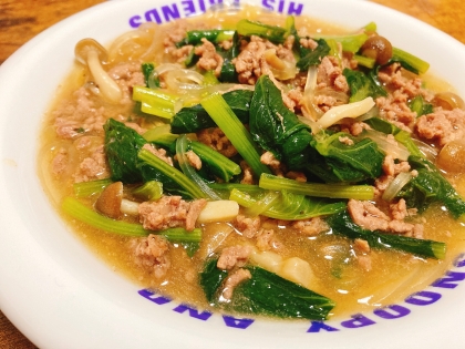 醤油と生姜を少し多めに入れて作りました。しめじも入れて、栄養たっぷりとっても美味しかったです。