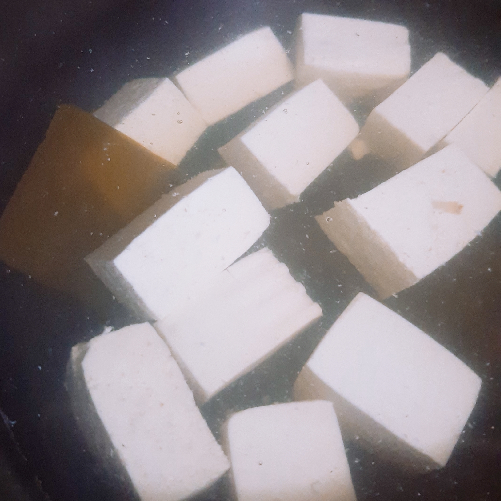 湯豆腐 (生姜醤油ねぎダレ)