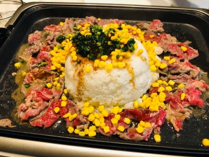 ホットプレートdeペッパーランチ風