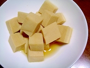 簡単&シンプル　高野豆腐　