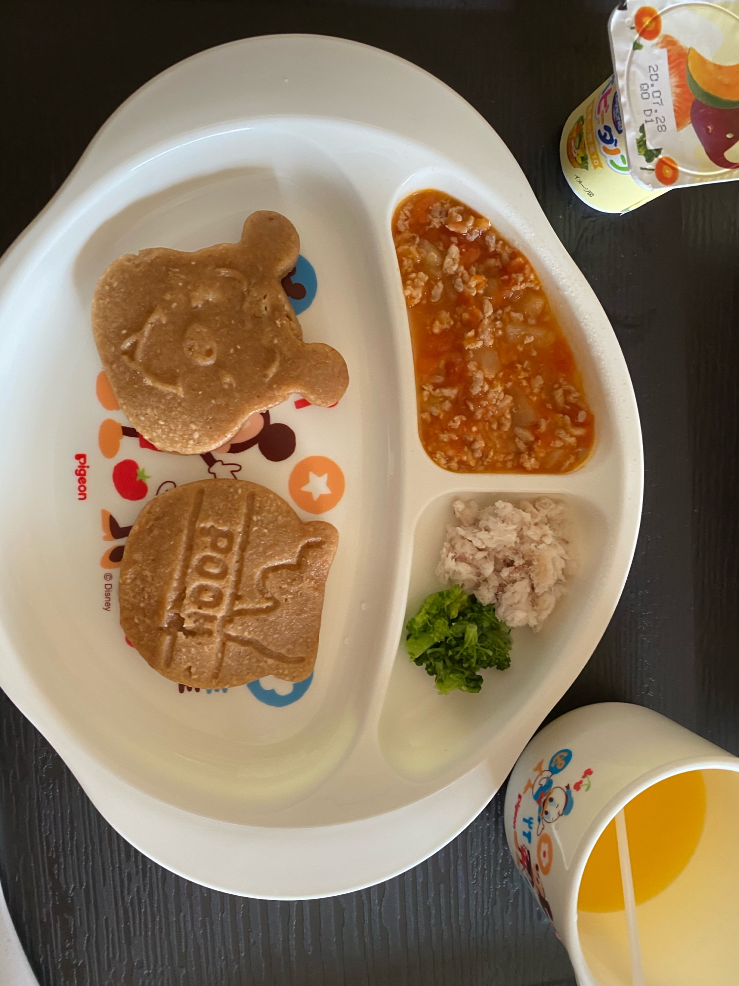 離乳食 手掴み オートミール蒸しパン