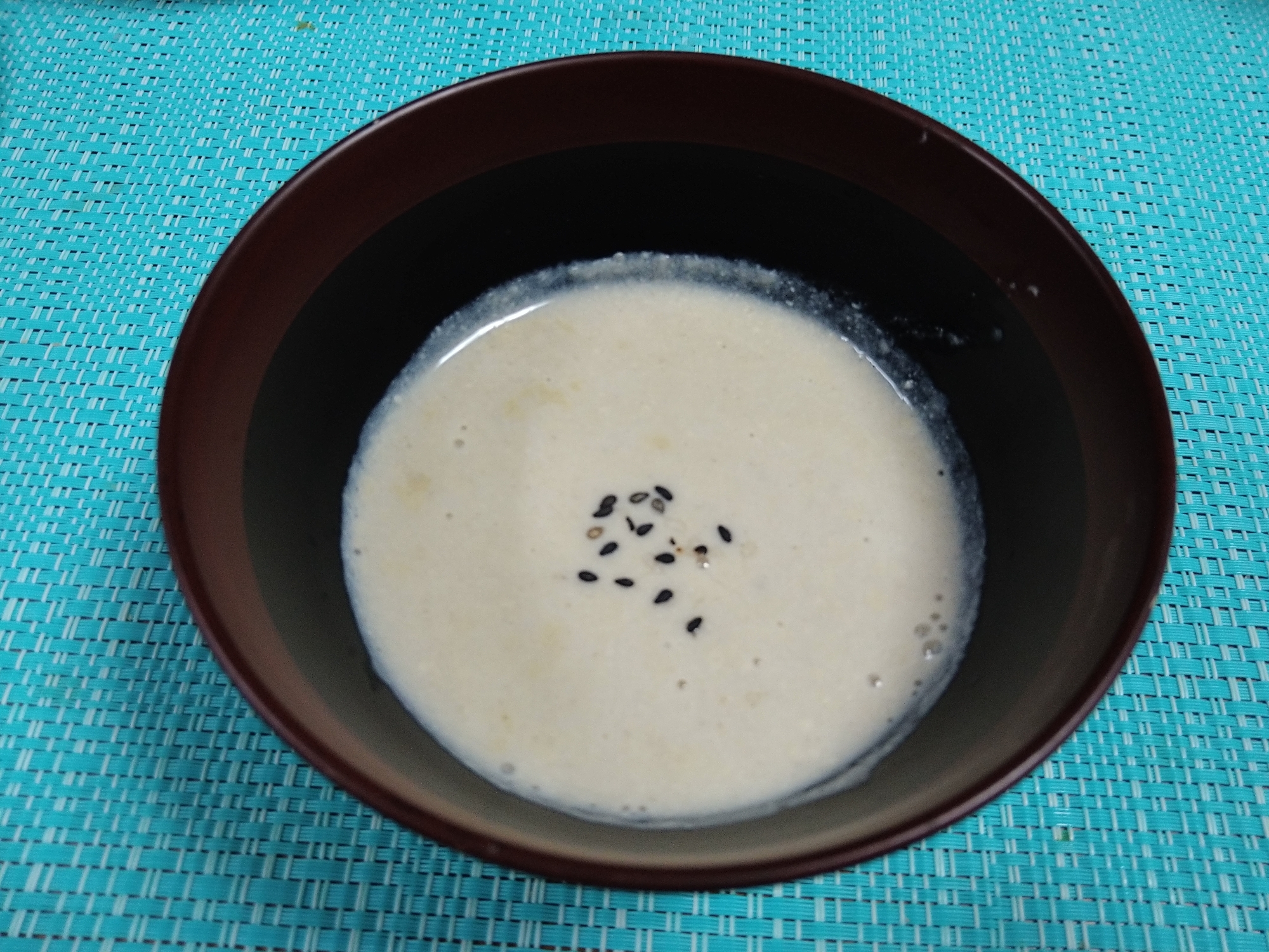 繊維たっぷり～牛蒡と豆乳のスープ