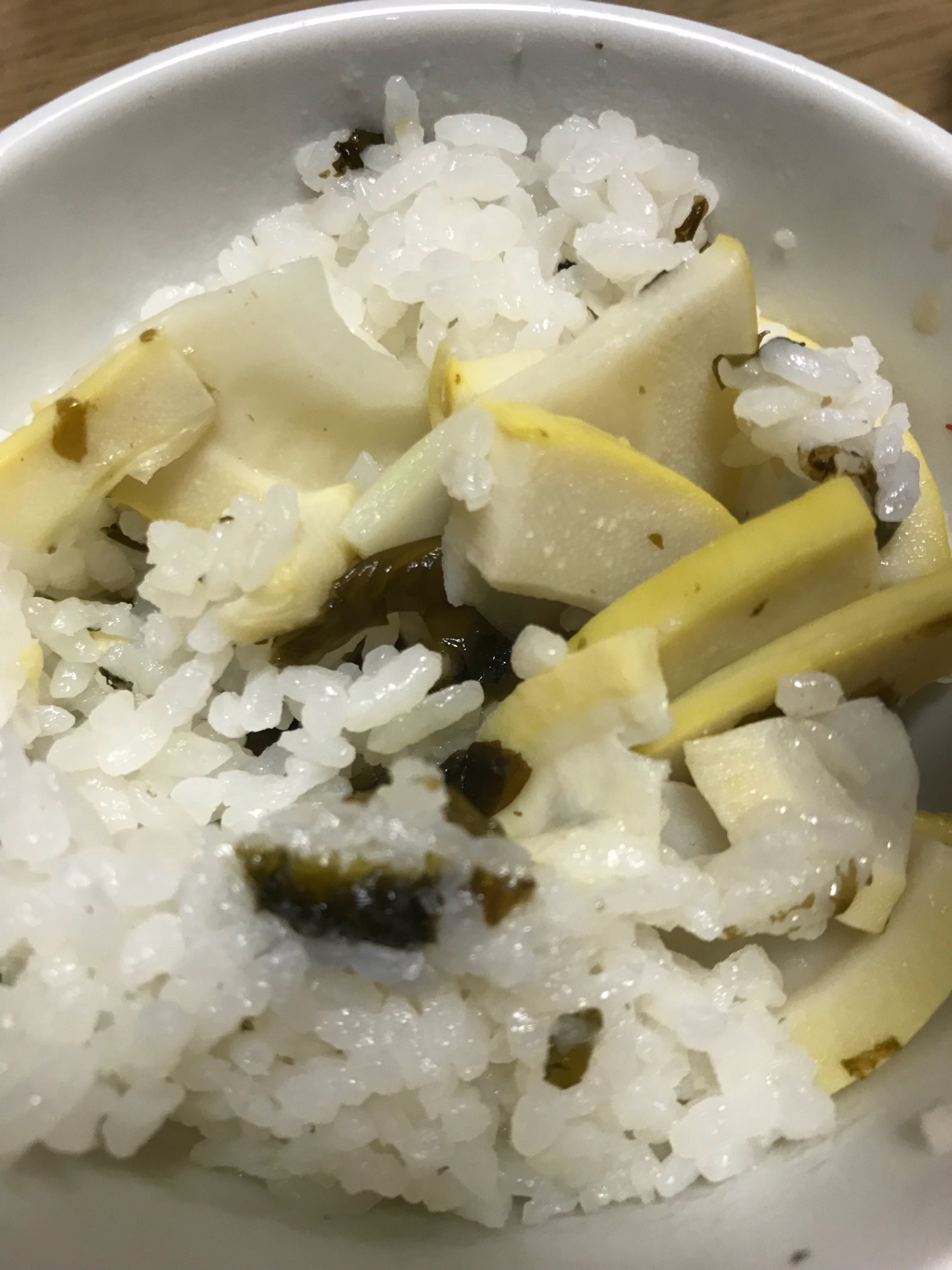 筍とわかめのご飯