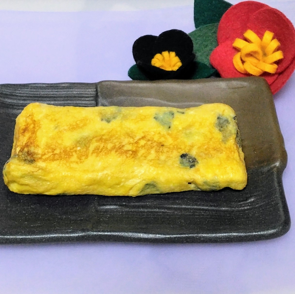 余った昆布茶で簡単✨和風だし巻き卵焼き✨