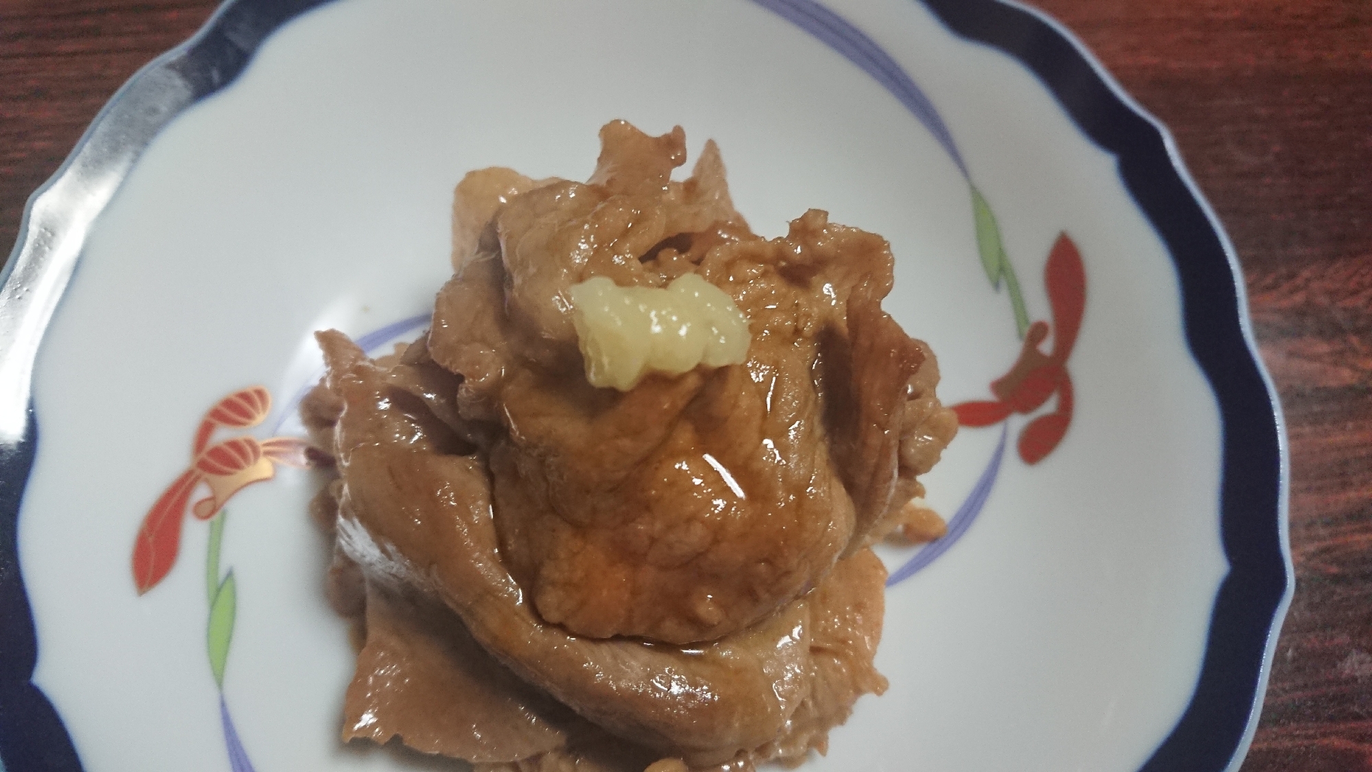 豚肉のまろやか酢とテンメイジャン炒め