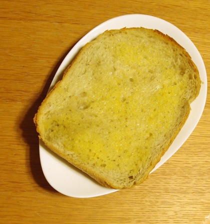 塩レモンでさっぱり☆シュガーマーガリン山型トースト