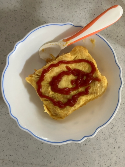 ✽セロリとウインナーのオムライス✽