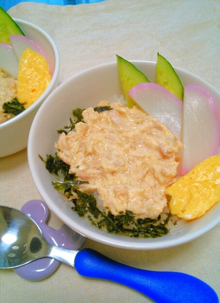 こども大好き！ツナ丼♡