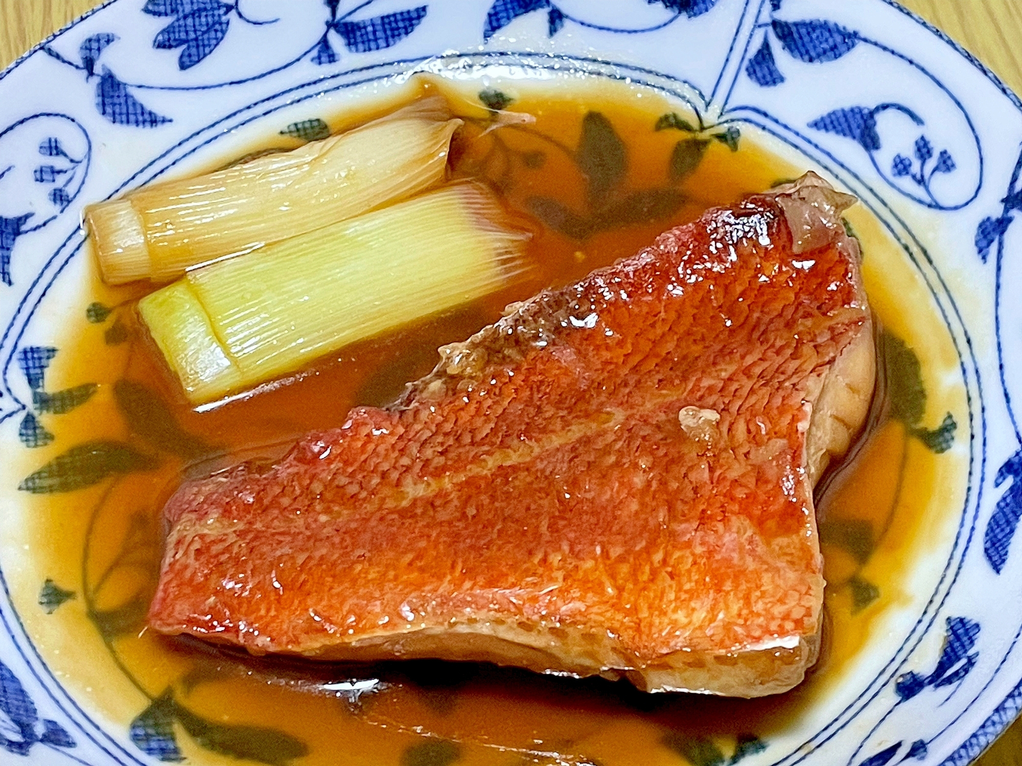 冷凍赤魚の簡単煮付け