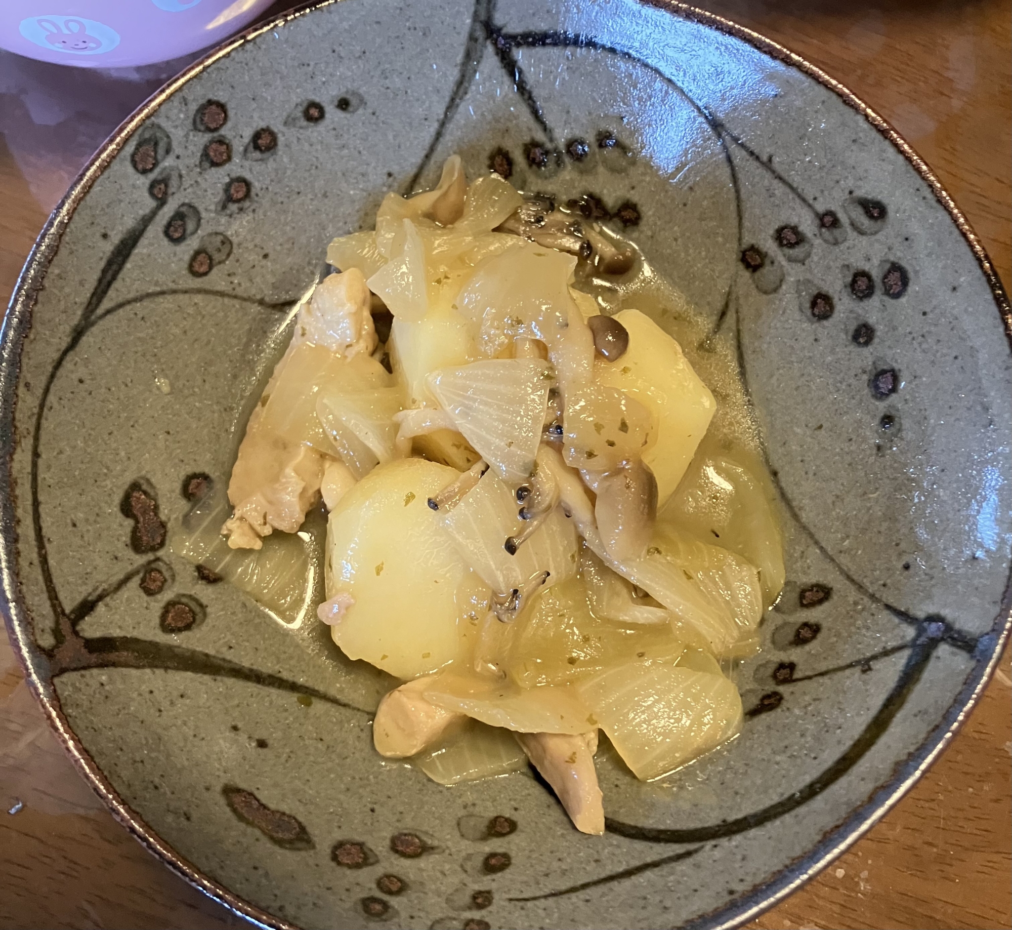 バジルの効いた肉じゃが