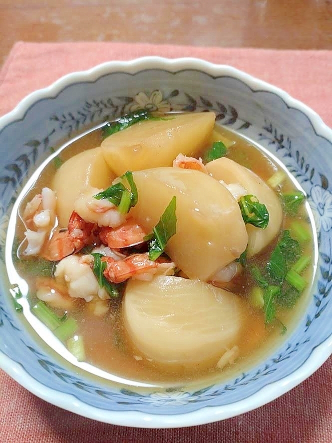 かぶの海老あんかけ