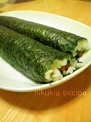 酢飯の黄金比率 簡単おいしい 納豆巻き レシピ 作り方 By Nikukiu 楽天レシピ 酢飯の黄金比率 簡単おいしい 納豆巻き レシピ 作り方 By Nikukiu 楽天レシピ