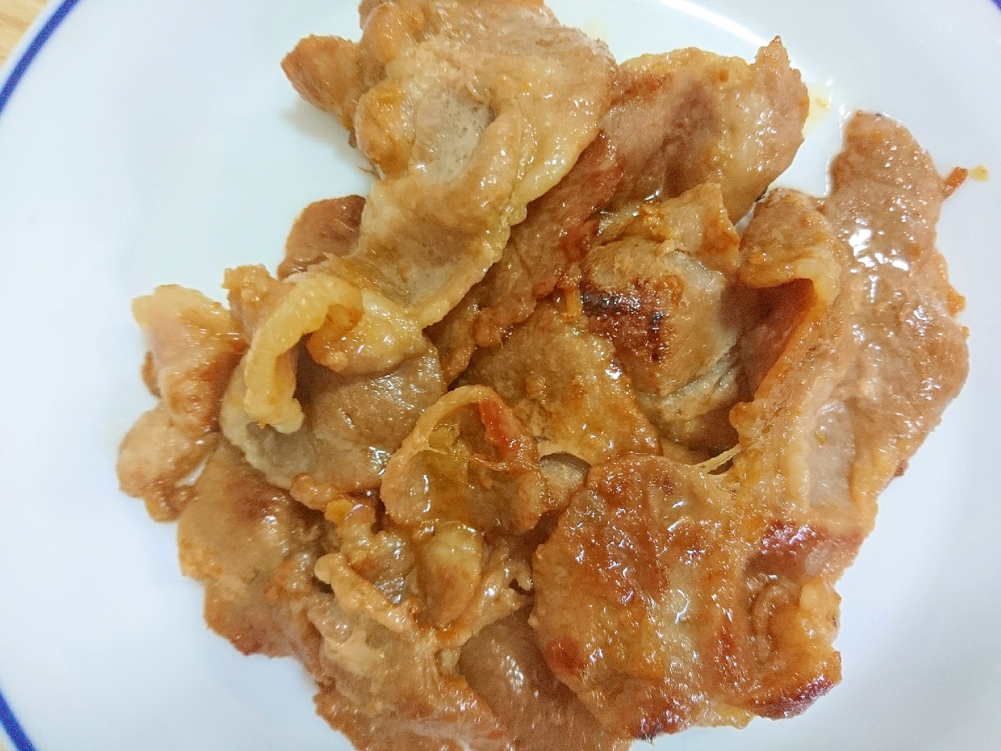 豚肉の味噌生姜焼き