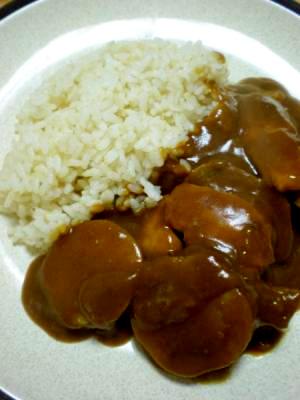 さつまいもゴロゴロ♪鶏ささ身とさつまいものカレー♪