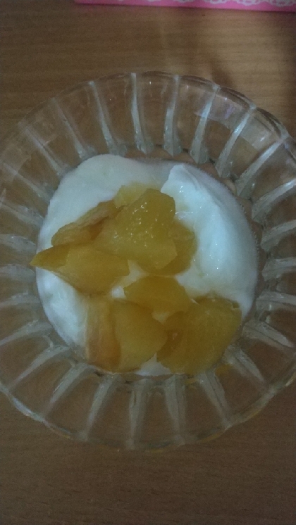 美味しくなる✨✨栄養にも嬉しい桃のヨーグルト