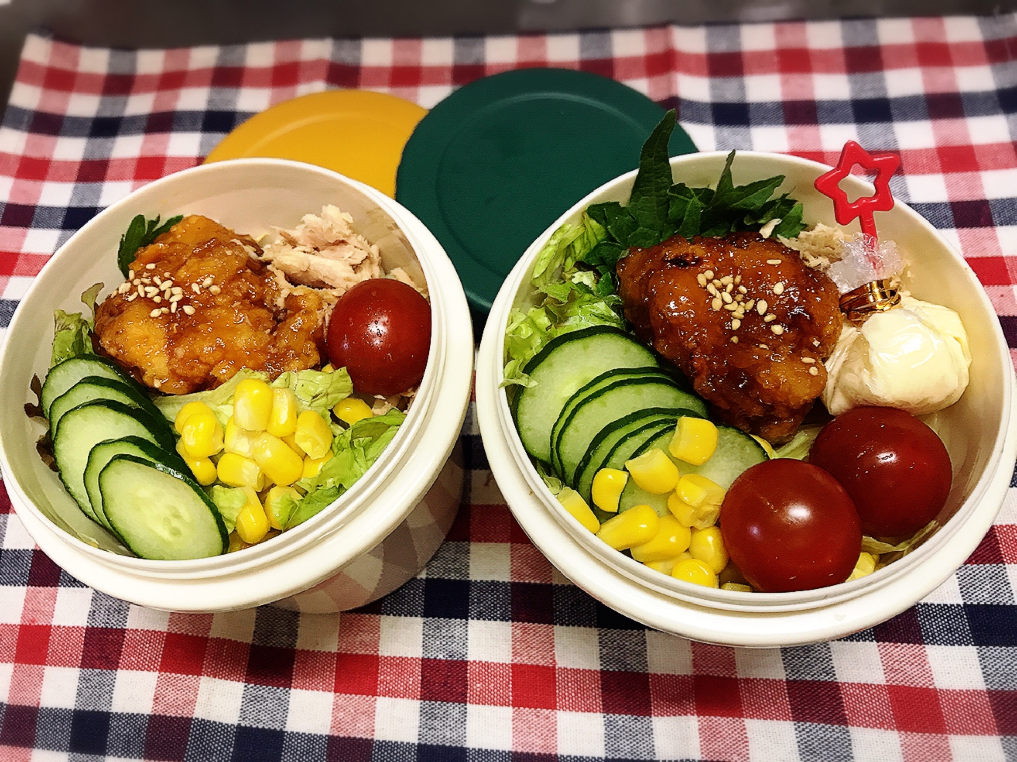 ☆サラダスパゲティ弁当☆